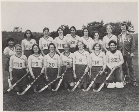 Women S Field Hockey Team 1977 Yale University Library Online Exhibitions