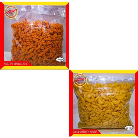 Jual Makaroni Spiral Makaroni Pipa Bantet Mentah Gr Camilan