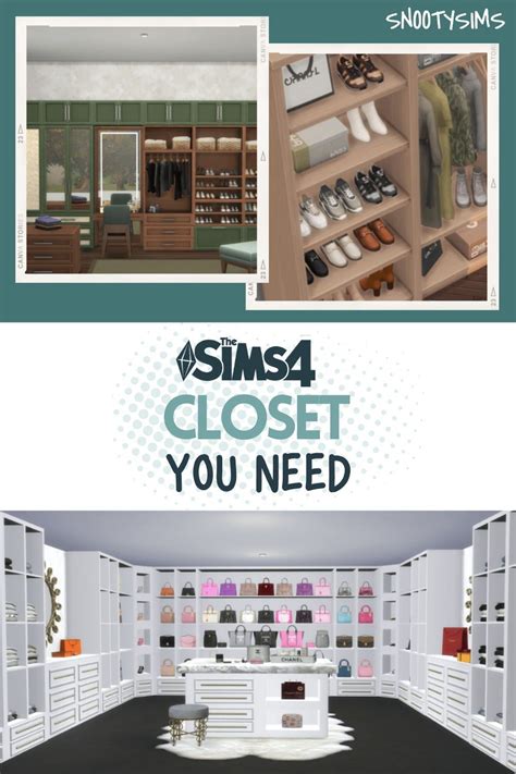Create Your Dream Closets In Sims 4