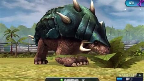 Jurassic World The Game Hybrid Giganocephalus Youtube