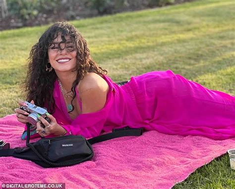 Pregnant Vanessa Hudgens Shows Off Her Blossoming Baby Bump In A Tight Nude Dress As She Poses