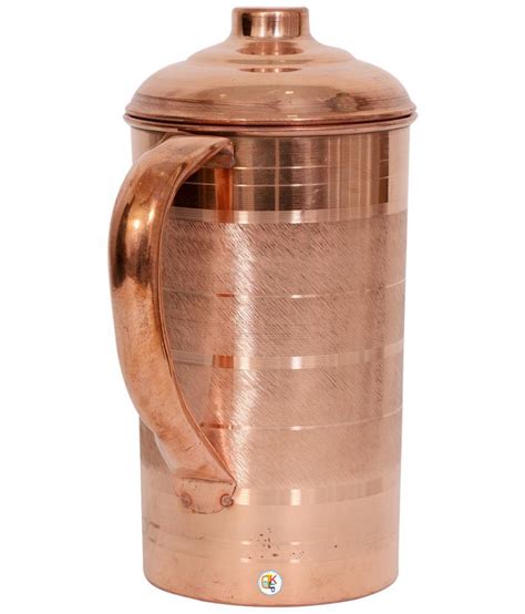 Kdt Silver Touch Copper Jug Pitcher Set Of Copper Jugs Ml Buy