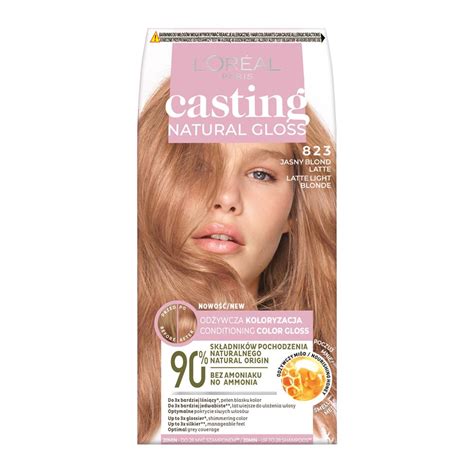 Casting Farba Kol Natural Gloss Jasny Blond Latte Latte Light Blonde Drogeriejasmin