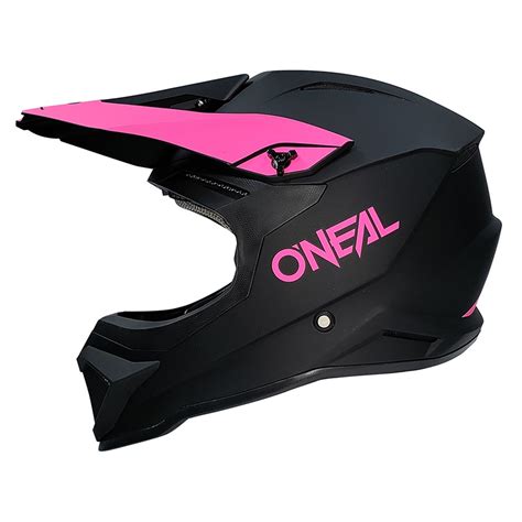 O Neal 1 Series Solid Youth Kinder Motocross Enduro MTB Helm Schwarz