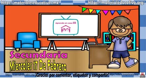 Preguntas Y Videos De Aprende En Casa Iii Mis Clases De Secundaria Del