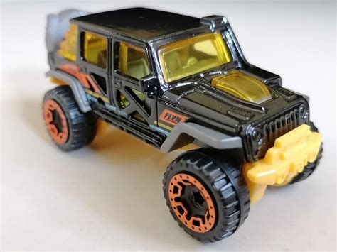 Hot Wheels HW Hot Trucks Pack Jeep Wrangler Black Loose Hobbies Toys Toys