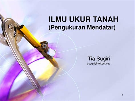 Ppt Ilmu Ukur Tanah Pengukuran Mendatar Powerpoint Presentation