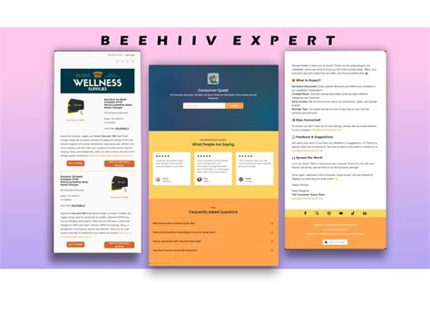 Design Beehiiv Newsletter Beehiiv Landing Page Beehiiv Manager Expert