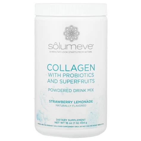 Solumeve Collagen with Probiotics and Superfruits Powdered Drink Mix ...
