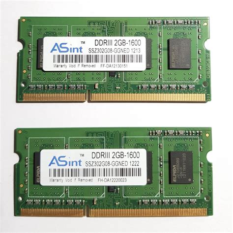 ASint DDRIII 2GB 1600 DDR3 筆電記憶體】 | 蝦皮購物