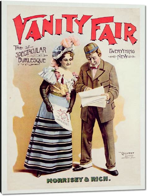 Impression Sur Aluminium Reproduction D Affiche Vanity Fair Acheter