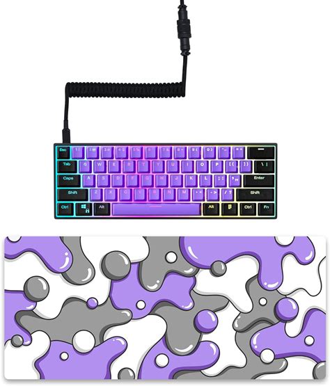 Amazon.com: Kraken Pro 60 Black Lotus Edition 60% Mechanical Keyboard ...