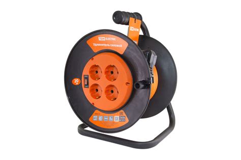 Купить: Удлинитель силовой УК10-004 TDM (4 места/20м ПВС 2х1,0) SQ1301 ...