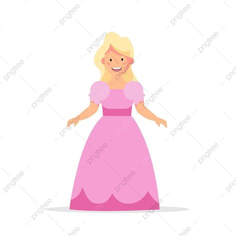 Blonde Princess Isolated On White Background Blonde Fashion Fantasy PNG And Vector With