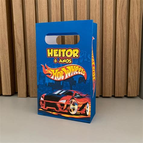 Sacolinha Hot Wheels Boca de Palhaço Elo7 Produtos Especiais