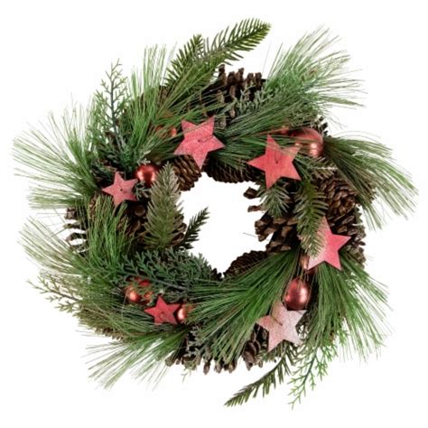 Northlight Real Touch™️ Pine And Pinecone Artificial Christmas Wreath