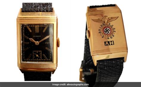 Adolf Hitlers Gold Reversible Watch Sells For 11 Million At Us