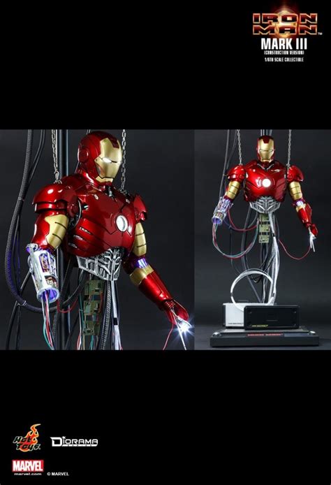 Iron Man Mark Iii Construction Version Aus Dem Film Iron Man Von Hot Toys Ds