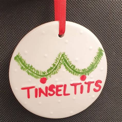 Boob Tinsel Tits Etsy