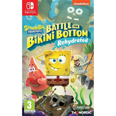 Jual Nintendo Switch Spongebob Squarepants Battle For Bikini Bottom Rehydrated Shopee Indonesia