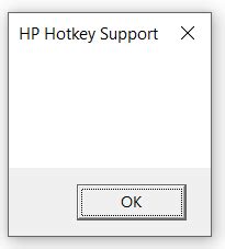 HP Hotkey Support window popping hp-mt46 thin client - HP Support ...