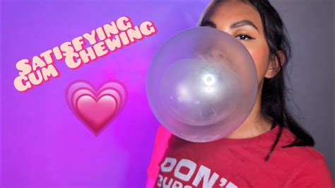 Asmr Bubblegum Chewing With Big Bubbles Dubble Bubble And Super Bubble Youtube