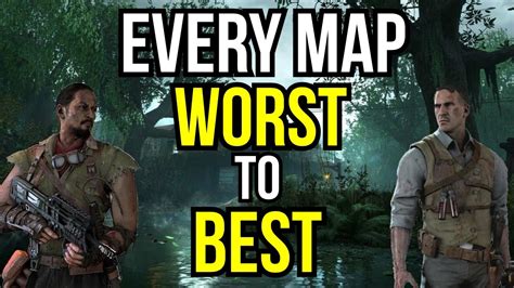 EVERY ZOMBIES MAP RANKED WORST TO BEST WAW BO3 YouTube