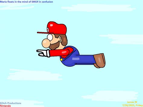 Mario Afloat In Smg4s Mind Smg4 Redraw By Cvgwjames On Deviantart