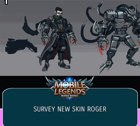 mengejutkan inilah penampilan skin terbaru roger mobile legends