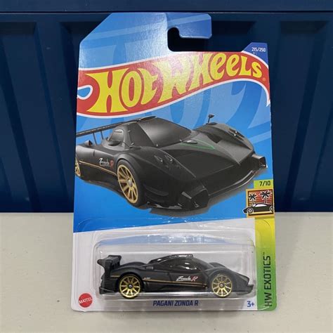 風火輪 Hot wheels Pagani Zonda R 消光 黑 蝦皮購物