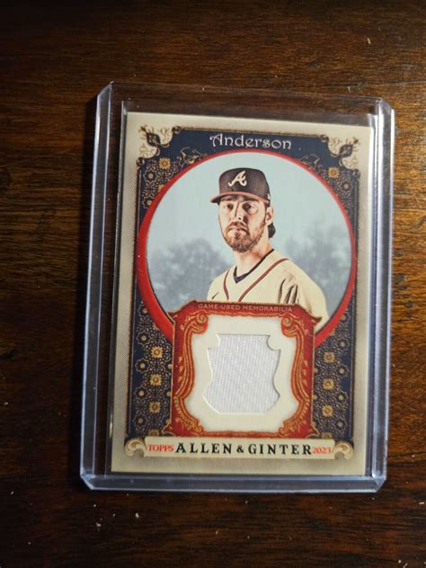 Allen Ginter Full Size Game Used Jersey Relic B Sp Agrb Ia Ian