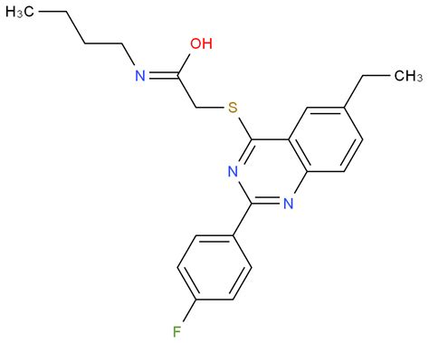 Acetamide N Butyl Ethyl Phenyl Quinazolinyl Thio Ci