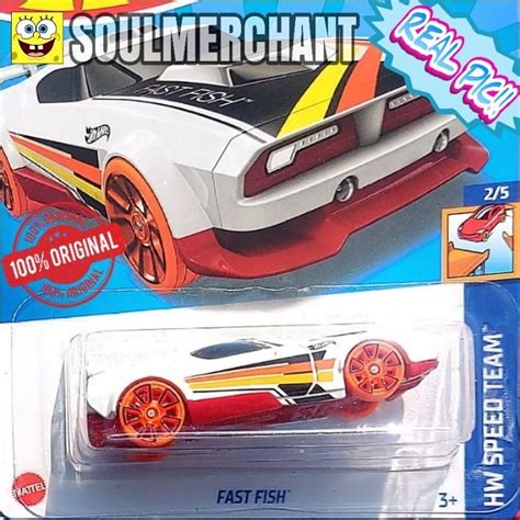 Jual Hot Wheels Fast Fish 2022 Putih Track Stars Hotwheels Murah Original Shopee Indonesia