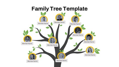 Free powerpoint template family tree free, Download Free powerpoint ...