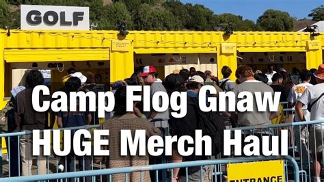 Camp Flog Gnaw Merch HUGE Merch Haul How I Skipped The Long Merch