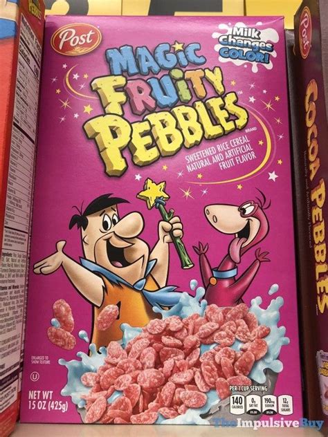 Spotted On Shelves Post Rainbow Sherbet Ice Cream Pebbles Cereal The