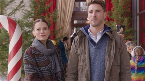 Bethany Joy Lenz and Andrew Walker in a scene from "Snowed-Inn ...