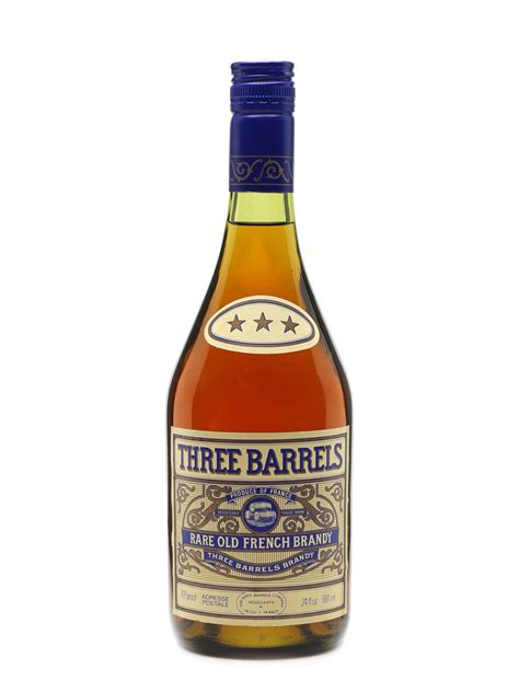 Three Barrels Rare Old French Brandy - Lot 45278 - Buy/Sell Spirits Online