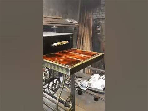 мангал с элементами холодной ковки - YouTube