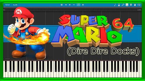 Dire Dire Docks 🌳 Super Mario 64 🍄 Piano Tutorial 🎹 32 Youtube