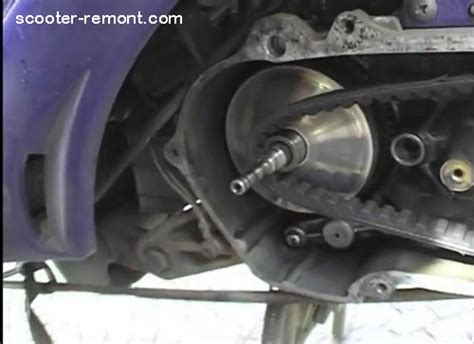 Снятие и установка вариатора на скутере Suzuki Sepia и Suzuki Address ...