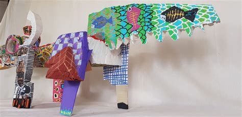 Sculpture Horny Beast