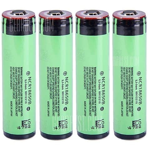 Sehr günstige 18650er Akkus (NCR18650B) mit 3400mAh im 4er Pack ...