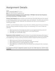 Unit 3 Discussion Board Docx Assignment Details Close Unit 3