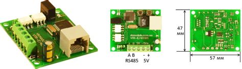 Преобразователь интерфейсов Ethernet в RS485