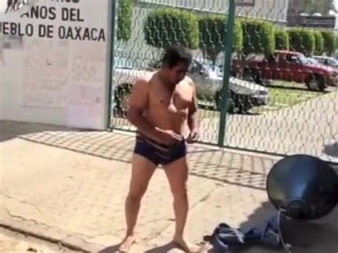 Old Man Protests Naked Thisvid