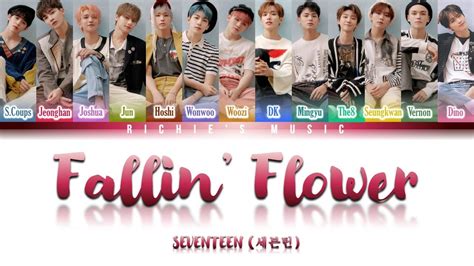 Seventeen Fallin Flower Color Coded Lyrics Kan Rom