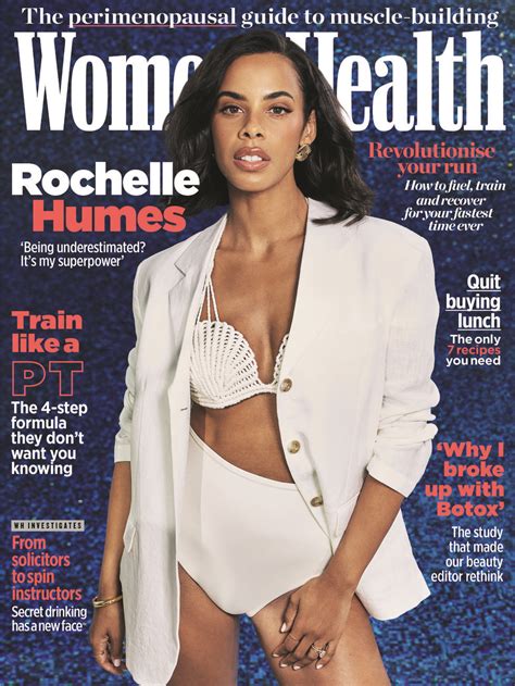 Rochelle Humes Poses In Swimwear For Womens Health Shoot