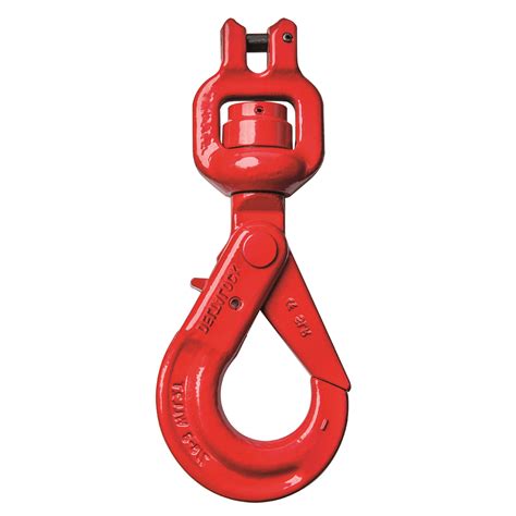 Deltalock Grade 80 Self Locking Swivel Hook With Clevis And Bearing Swivel With Load 1 12