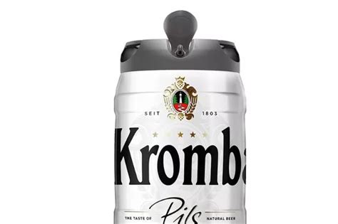 Celebrate Oktoberfest with Krombacher Pils 'Fresh Keg' and pint stein ...